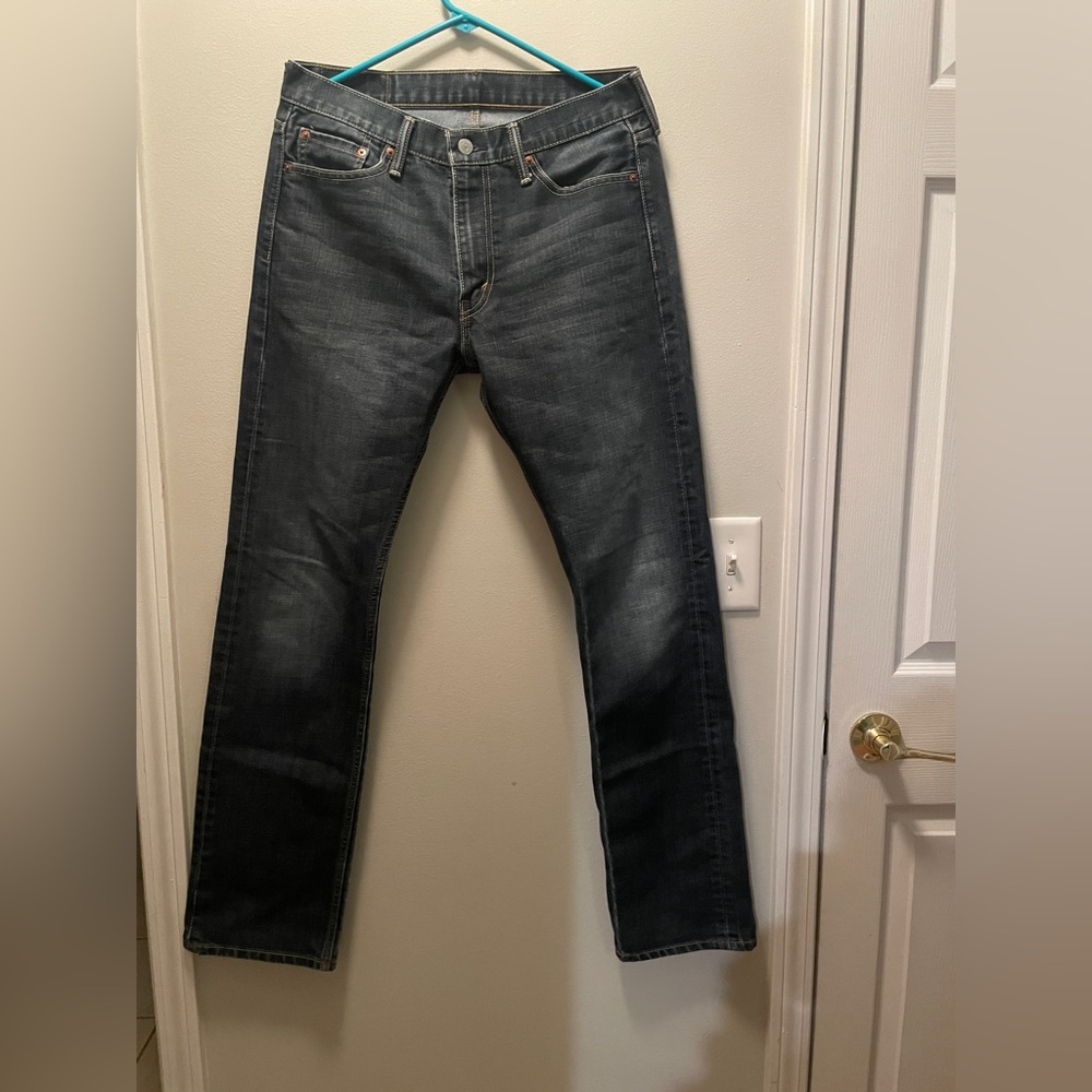 Levi's Classic Black Straight Jeans